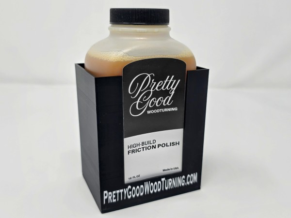 High Build Friction Polish for Woodturners - Pretty Good Friction Polish - 16 oz Bottle  - Premium Friction Polish designed by a Pretty Good Woodturner