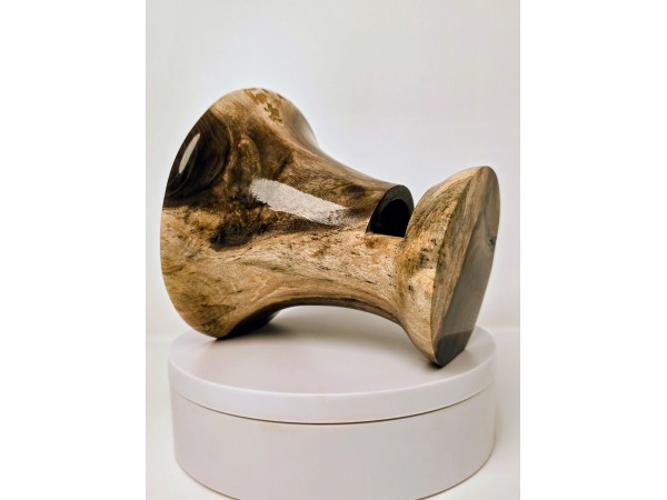Meet "The Count" - Black Walnut Phone Speaker Stand - Ships in 1-2 days Meet "The Count" - Black Walnut Phone Speaker Stand - Ships in 1-2 days
