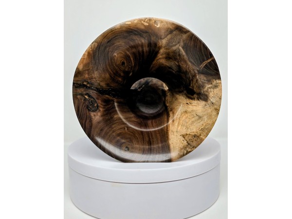 Meet "The Count" - Black Walnut Phone Speaker Stand - Ships in 1-2 days Meet "The Count" - Black Walnut Phone Speaker Stand - Ships in 1-2 days