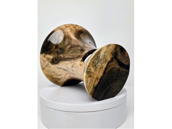 Meet "The Count" - Black Walnut Phone Speaker Stand - Ships in 1-2 days