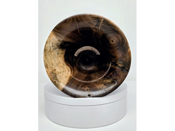 Meet "The Real Deal" - Black Walnut Phone Speaker Stand - Ships in 1-2 days