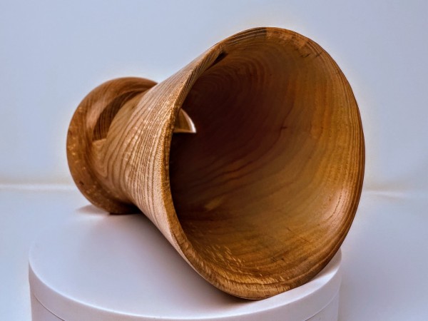 Limited Edition Oak Phone Amplifier Stand (Cone Shape) - Ships in 1-2 Days (3 in stock)