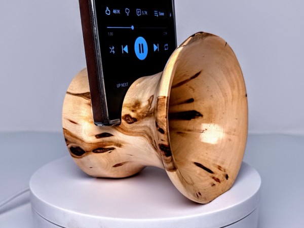 Flaming Box Elder Limited Edition Series Mini Baby Phone Amplifier Stand - Ships in 1-2 Days