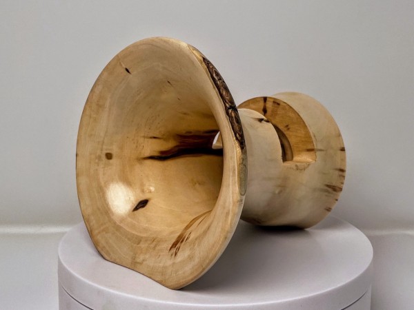 Flaming Box Elder Limited Edition Series Medium Baby Phone Amplifier Stand - Ships in 1-2 Days