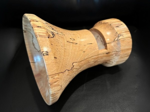 "Hercules" Regular Sized Spalted Maple Signature Series Phone Amplifier Stand - Ships in 1-2 days