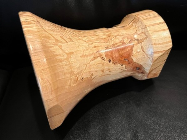 "Hercules" Regular Sized Spalted Maple Signature Series Phone Amplifier Stand - Ships in 1-2 days