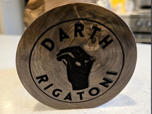 Meet "Darth Rigatoni" - Black Walnut Phone Speaker Stand - Ships in 1-2 days Meet "Darth Rigatoni" - Black Walnut Phone Speaker Stand - Ships in 1-2 days