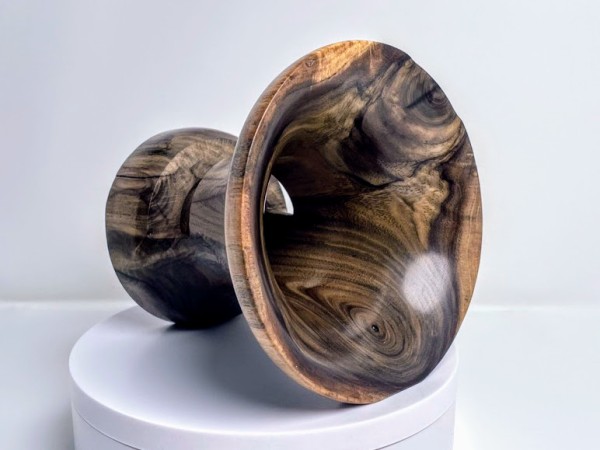Meet "The Spider" - Black Walnut Phone Speaker Stand - Ships in 1-2 days