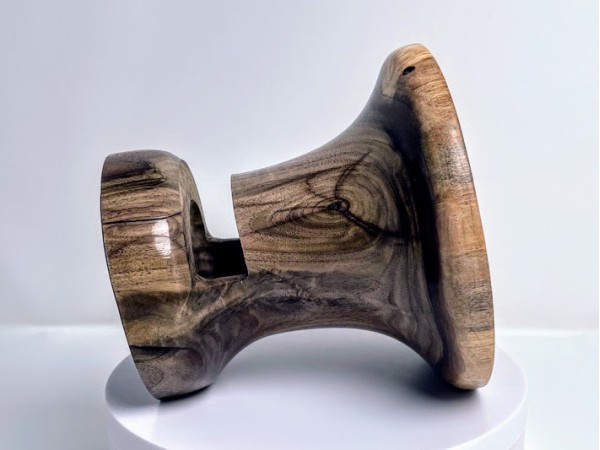 Meet "The Spider" - Black Walnut Phone Speaker Stand - Ships in 1-2 days