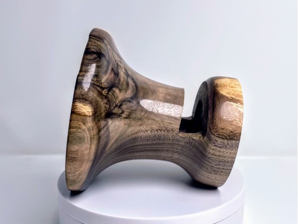 Meet "The Spider" - Black Walnut Phone Speaker Stand - Ships in 1-2 days