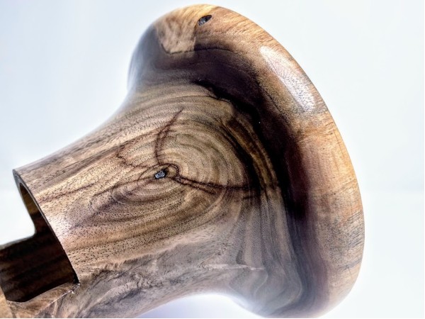 Meet "The Spider" - Black Walnut Phone Speaker Stand - Ships in 1-2 days