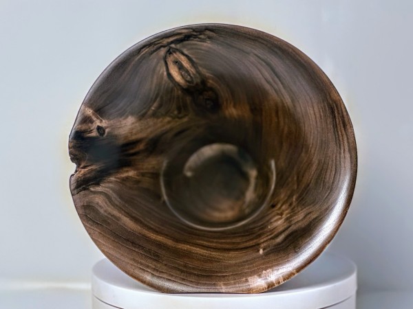 Meet "Astro Boy" - Black Walnut Phone Speaker Stand - Ships in 1-2 days