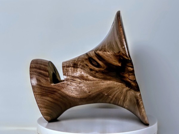 Meet "Astro Boy" - Black Walnut Phone Speaker Stand - Ships in 1-2 days Meet "Astro Boy" - Black Walnut Phone Speaker Stand - Ships in 1-2 days