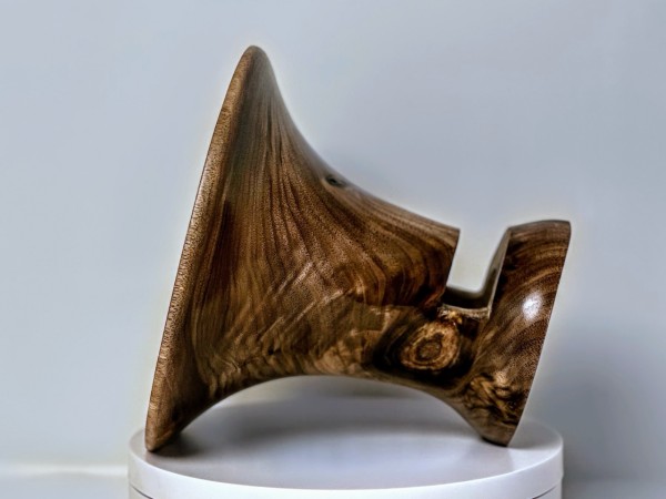 Meet "Astro Boy" - Black Walnut Phone Speaker Stand - Ships in 1-2 days Meet "Astro Boy" - Black Walnut Phone Speaker Stand - Ships in 1-2 days
