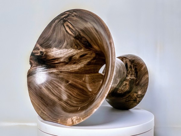 Meet "Astro Boy" - Black Walnut Phone Speaker Stand - Ships in 1-2 days Meet "Astro Boy" - Black Walnut Phone Speaker Stand - Ships in 1-2 days