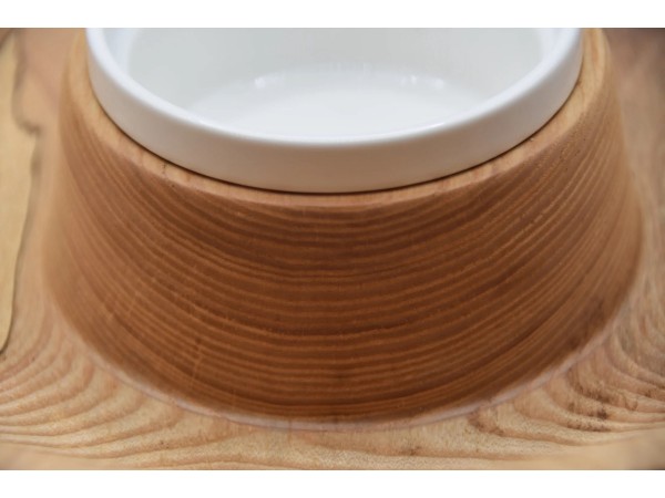 The "Artisan Ink" Spalted Ash Chips & Dip Set