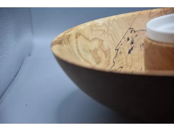 The "Storm Center" Spalted Ash Chips & Dip Set