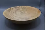 Clean Minimalist Lightly Spalted Ash Bowl Clean Minimalist Lightly Spalted Ash Bowl