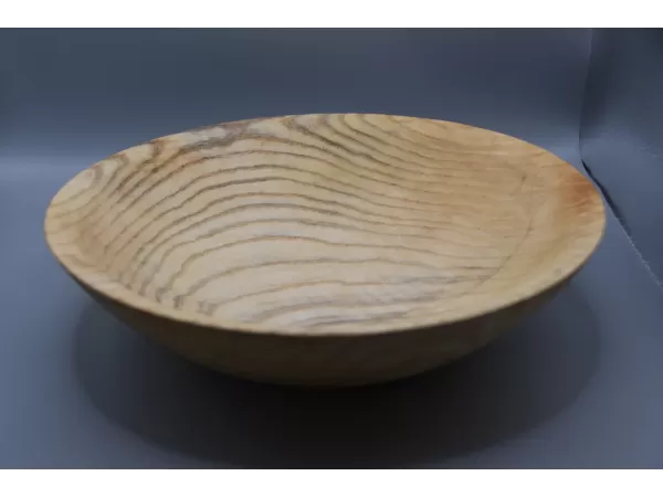 Clean Minimalist Lightly Spalted Ash Bowl