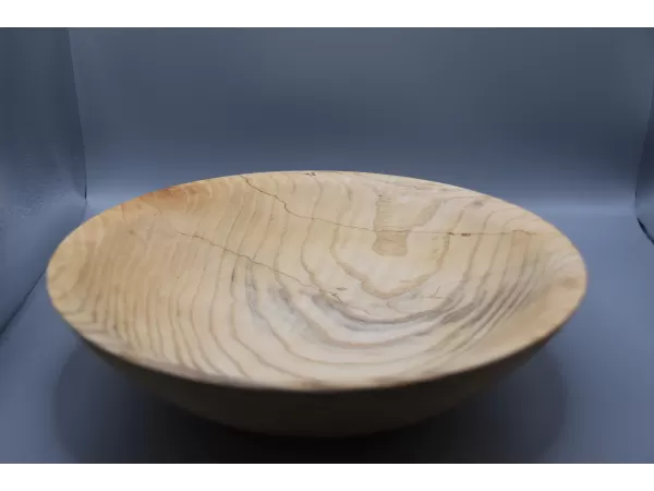 Clean Minimalist Lightly Spalted Ash Bowl Clean Minimalist Lightly Spalted Ash Bowl