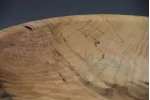 Hand-Turned Spalted Ash Bowl with Natural Bore Detail Hand-Turned Spalted Ash Bowl with Natural Bore Detail
