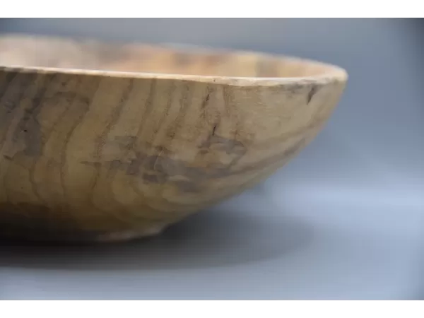 Thin Line Spalted Ash Bowl with Ash Bore Details Thin Line Spalted Ash Bowl with Ash Bore Details