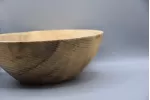 Two Face Spalted Food Safe Ash Bowl Two Face Spalted Food Safe Ash Bowl