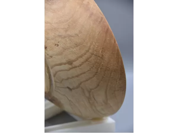 Figured Ash Bowl with Natural Knot Detail
