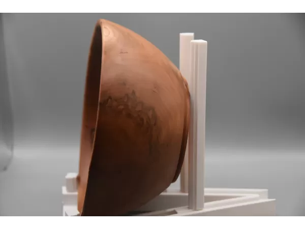 7.5" Cherry Wood Bowl with Natural Knot Details