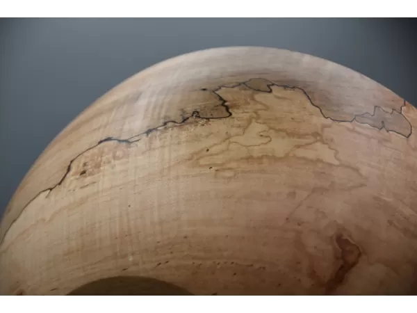 Artisan Ambrosia Maple Sunset Glow Bowl A Symphony of Light, Grain, and Natural Artistry