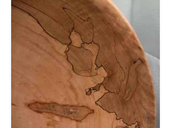 Artisan Ambrosia Maple Sunset Glow Bowl A Symphony of Light, Grain, and Natural Artistry