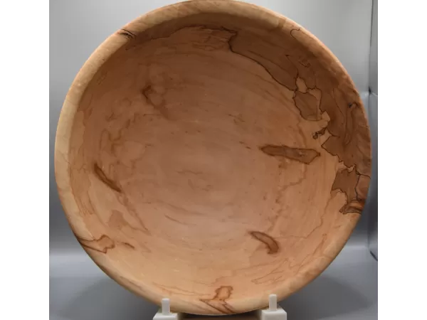 Artisan Ambrosia Maple Sunset Glow Bowl A Symphony of Light, Grain, and Natural Artistry