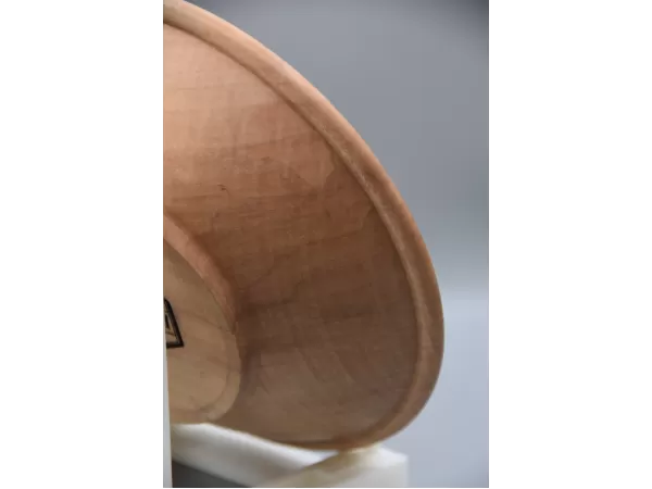 Figured Maple Bowl with Soft-Rounded Rim