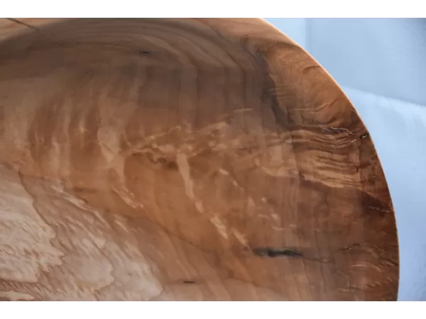 Hand-Turned Figured Quilted Maple Bowl