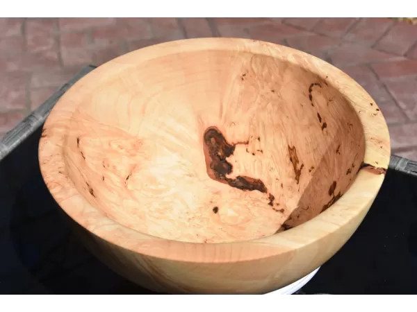 The Wildwood Sovereign: 12-Inch Figured Maple Burl Bowl The Wildwood Sovereign: 12-Inch Figured Maple Burl Bowl