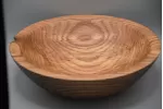 Hand-Turned Ebonized Oak Bowl