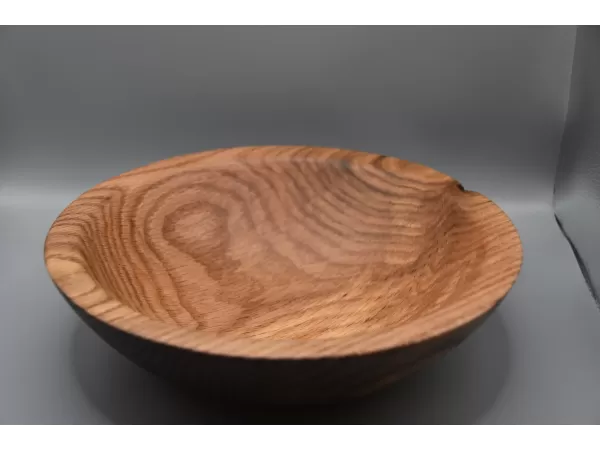 Hand-Turned Ebonized Oak Bowl