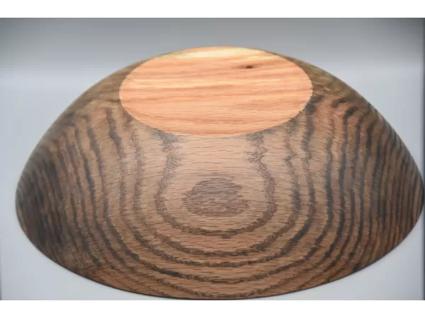 Hand-Turned Ebonized Oak Bowl