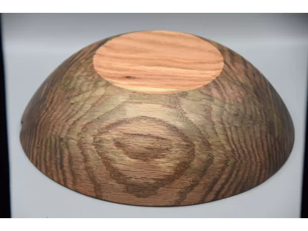 Hand-Turned Ebonized Oak Bowl