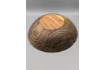 Hand-Turned Ebonized Oak Bowl