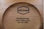 Hand-Turned Reclaimed Heritage Oak Bowl
