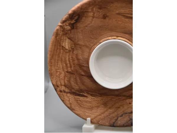 Nature’s Canvas Oak Chip and Dip Set: Bold Spalting Meets Creamy Sapwood