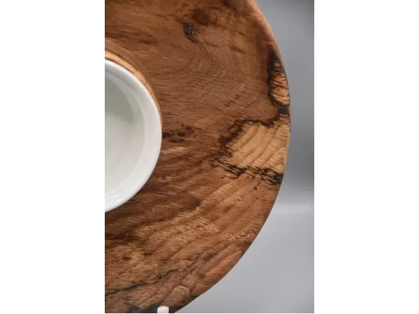 Nature’s Canvas Oak Chip and Dip Set: Bold Spalting Meets Creamy Sapwood