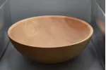 Artisan Hand-Turned Sycamore Centerpiece Bowl