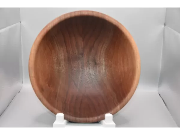 9" Book-Matched Walnut Bowl with Sapwood & Heartwood