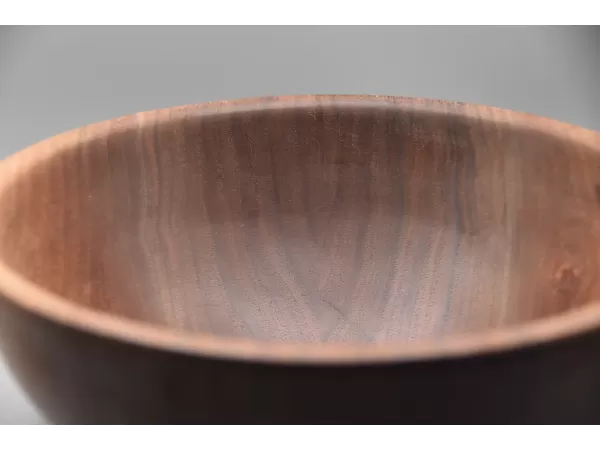 9" Book-Matched Walnut Bowl with Sapwood & Heartwood 9" Book-Matched Walnut Bowl with Sapwood & Heartwood