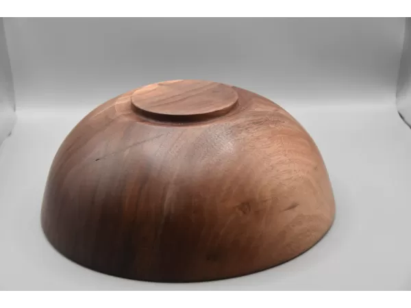 9" Book-Matched Walnut Bowl with Sapwood & Heartwood