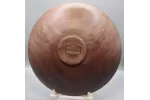 Artisan Hand-Turned Black Walnut Low-Profile Bowl