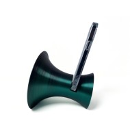 3D Printed Phone Amplifier Stand - Black-Green - Buy 2 or more and get FREE SHIPPING! 3D Printed Phone Amplifier Stand - Black-Green - Buy 2 or more and get FREE SHIPPING!