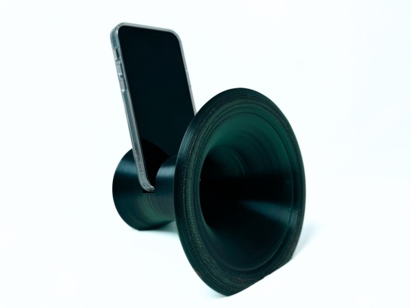 3D Printed Phone Amplifier Stand - Black-Green - Buy 2 or more and get FREE SHIPPING!